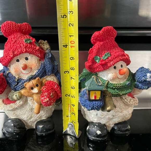 HOLIDAYS BY KIRKLAND COLLECTIBLE SNOWMEN VINTAGE BUNDLE - Picture 3 of 4